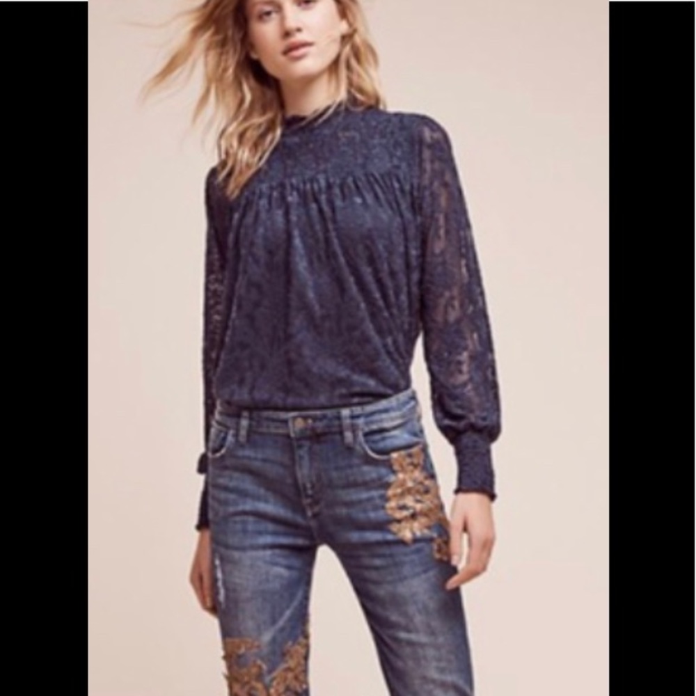 Anthropologie Deletta blouse